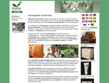 Tablet Screenshot of fr.remedia-homeopathy.com