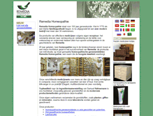 Tablet Screenshot of nl.remedia-homeopathy.com